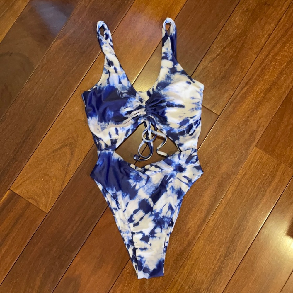 One Piece Tie Bathing Suit